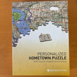 400 Piece Jigsaw Puzzle:  Stunning Topographical Map,Aerial View 