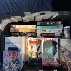Two Boxes Of VHS