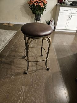 Rod Iron Swivel Bar Stool Chairs