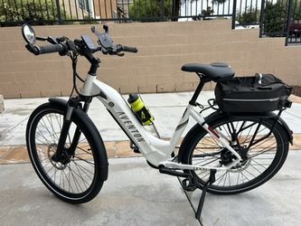 Aventon Level 2 ebikes and Hollywood ebike rack