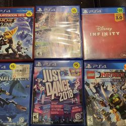 Pre Owned PS4 games