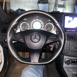 2008-2012 Mercedes C63 AMG Flat bottom S Wheel