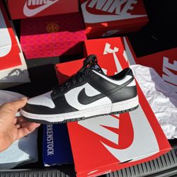 Nike Panda  Dunk Low Twist Shoes in Black,..