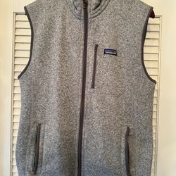 Patagonia Men’s Heather Grey Better Sweater Vest - Size Large