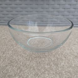 Vintage ClearGlass Bowl Made in Mexico