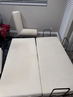Convertible Sofa Bed with Metal Frame
