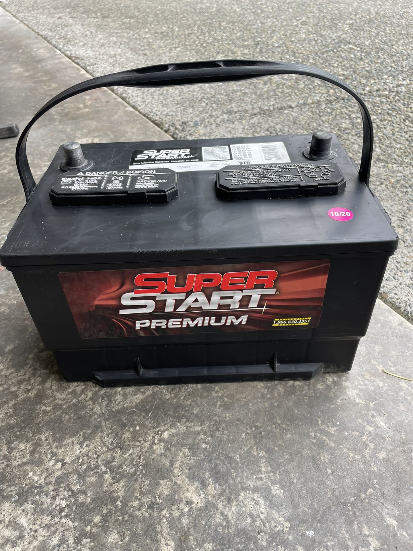 Super Start Premium Car Battery 65PRMJ 750cca