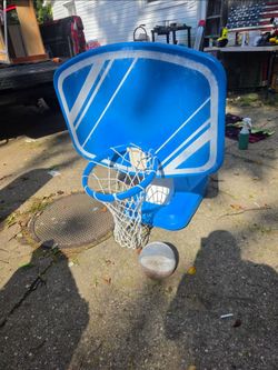 Poolside basketball hoop and ball prices firm
