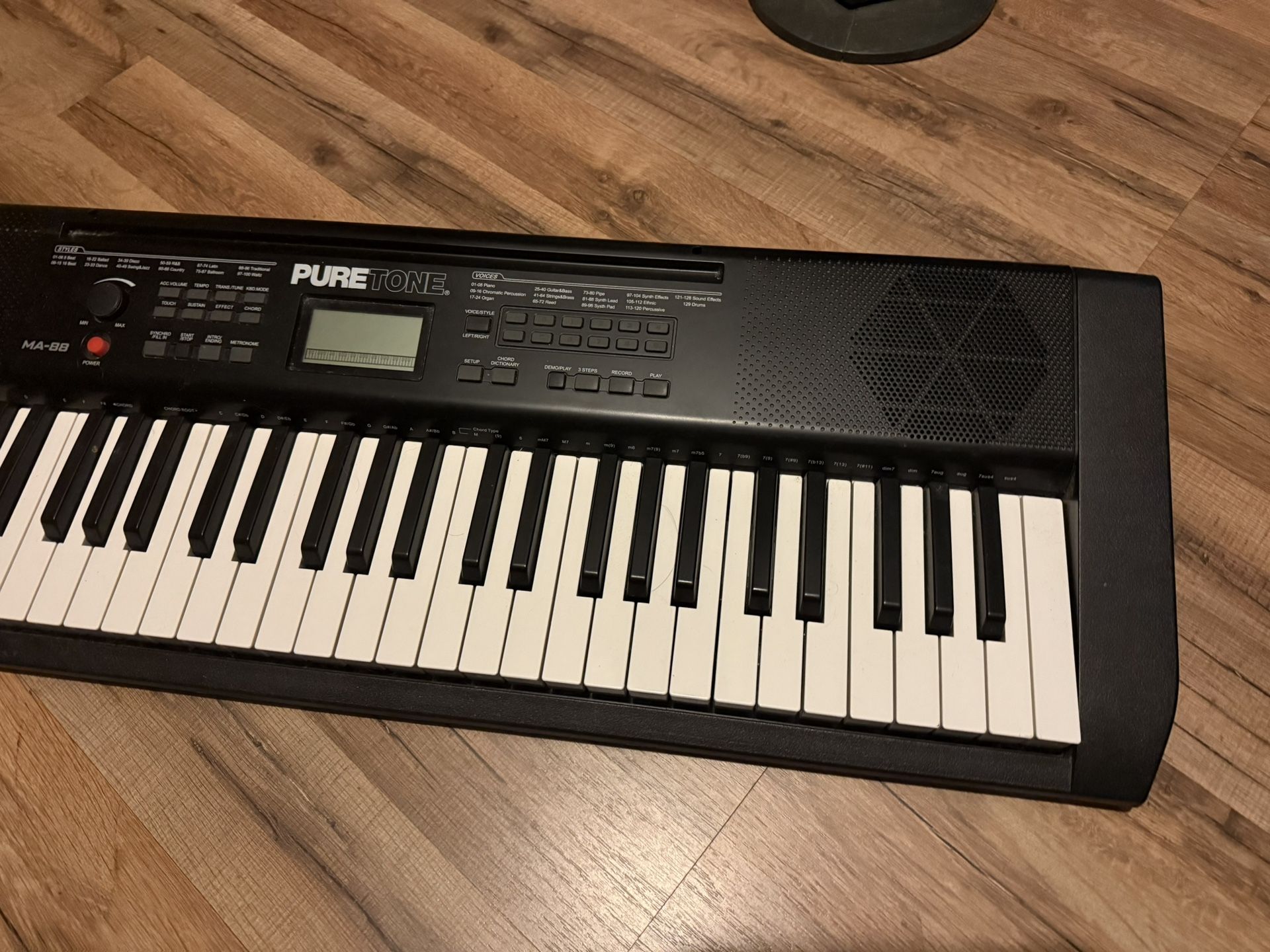 Puretone keyboard