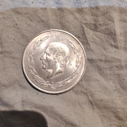 Hidalgo Moneda Mexicana De Plata $70