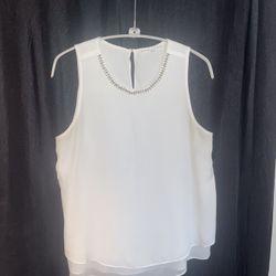 Violet + Claire Woman’s sleeveless top. Beaded neck. Size Small. NWOT Don’t forget to bundle . Any reasonable offer accepted . Framingham pick up/cash