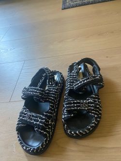 LOW PRICE MOVING- Cha NEL rare tweed $2600 + tax dad shoes
