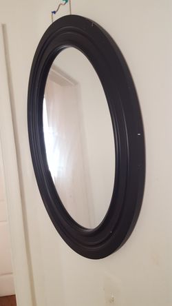 Solid Hanging wall mirrors.