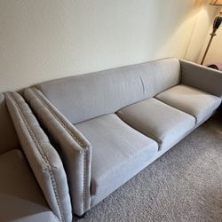 Moving Sale! Gray Sofa Set 