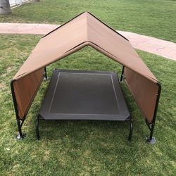 Dog bed and shade shelter