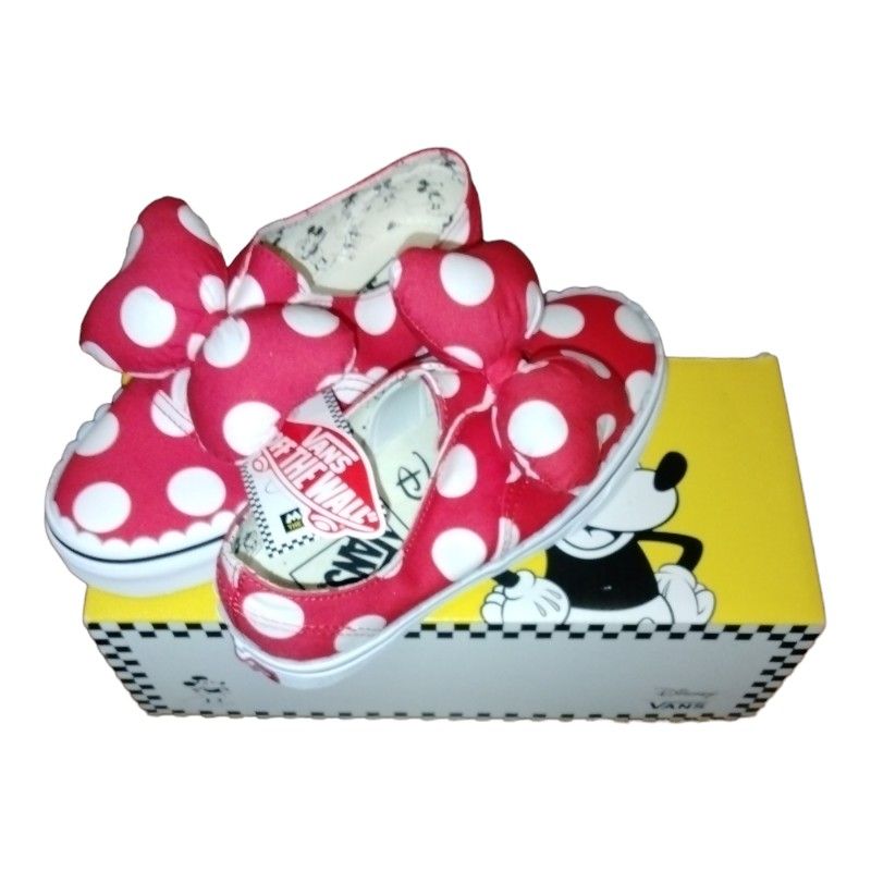 Vans Disney Minnie Mouse Authentic Gore 6.5 New 