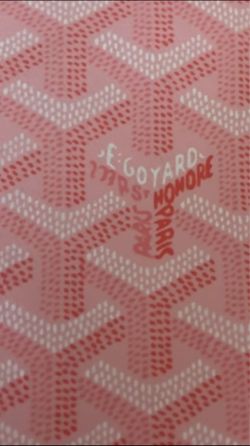 pink Goyard Saint Louis tote