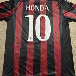 2015/2016 AC Milan ‘Keisuke Honda #10’ Home Soccer Jersey