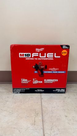 MILWAUKEE M18 1” HIGH TORQUE IMPACT WRENCH W/ONE-KEY