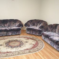 3 sofas with sleeper