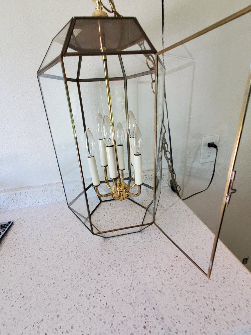 Glass  Hanging Lamp