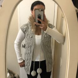 Cute vest Warm /Chaleco Tejido 
