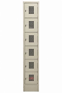 6-Tier Metal Storage Locker Unit