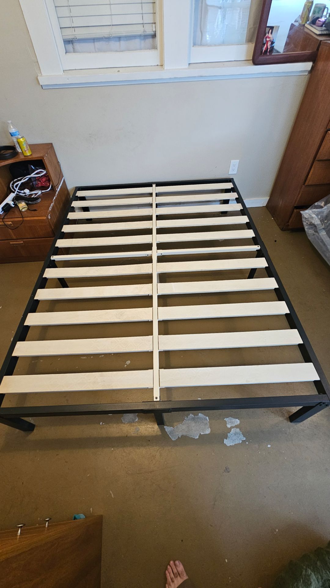 Queen bed frame