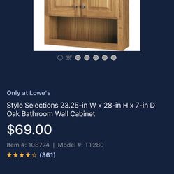 Bathroom Wall Cabinet