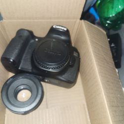 Canon 60D Camera With 50mm Lense