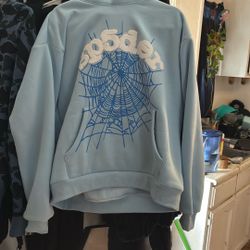 Light Blue Spider Hoodie