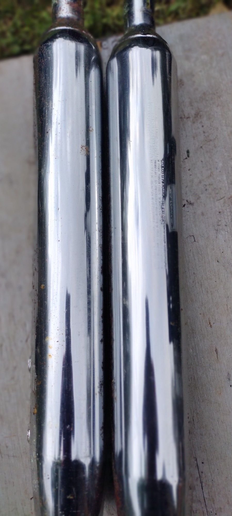 A Pair Of Harley Davidson Pipes For Sale