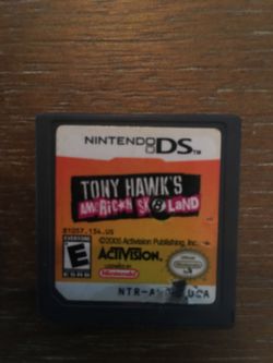 Nintendo ds Tony hawk American skate land
