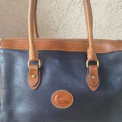 Dooney & Burke Vintage Leather Handbag 