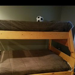 Bunk Bed.  Solid Wood.  