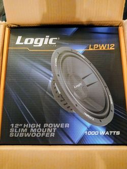 Logic Sound Lab 12" Sub Woofer Brand New In The Box
