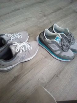 Size12 Both NB Suede Grey & Rbx Grey Turquoise (Wore Once)