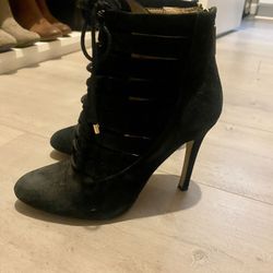 Suede Ankle Boots  BCBG