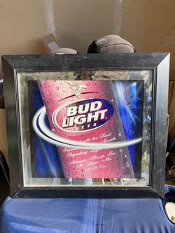 Nice BUDLIGHT mirror from Manufacture 