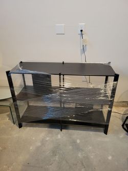 Black shelf