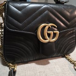 GG Marmont Small Top Handle Bag
