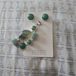 Pendant And Earrings 