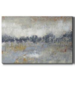 Fine Art "Cool Grey Horizon I" by Jennifer Goldberger 1.5" Thick  Canvas Wall Art 35 x 47
