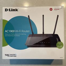 D-Link AC1900 WiFi Router DIR-880L gaming streaming mobile