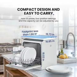 Compact Countertop Dishwasher