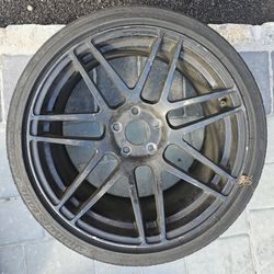 Used Trie And Rim. 19inch. Used As Spare For Sale