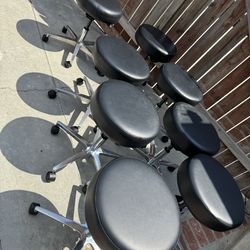 8 Professional Medical Rolling Stools – Clinic / Tattoo / Salon Setup