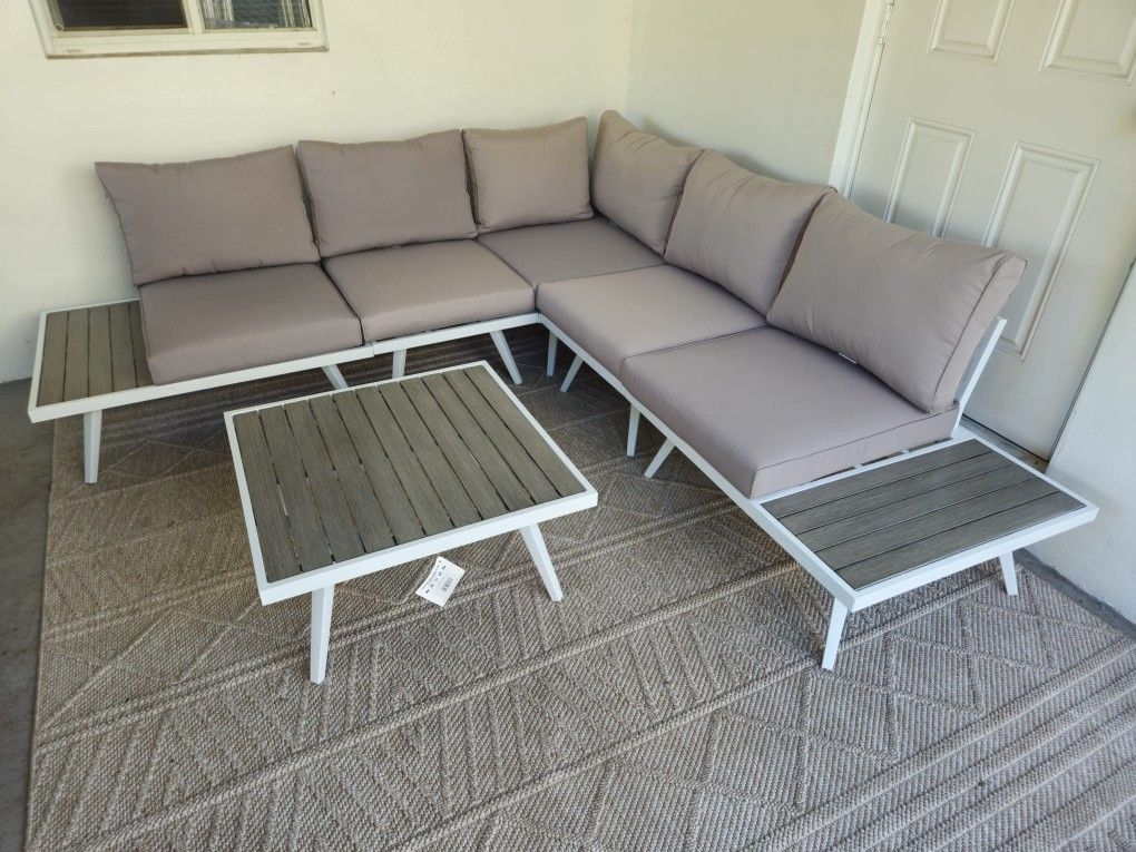 New And Assembled High Quality Aluminum Outdoor Patio Set