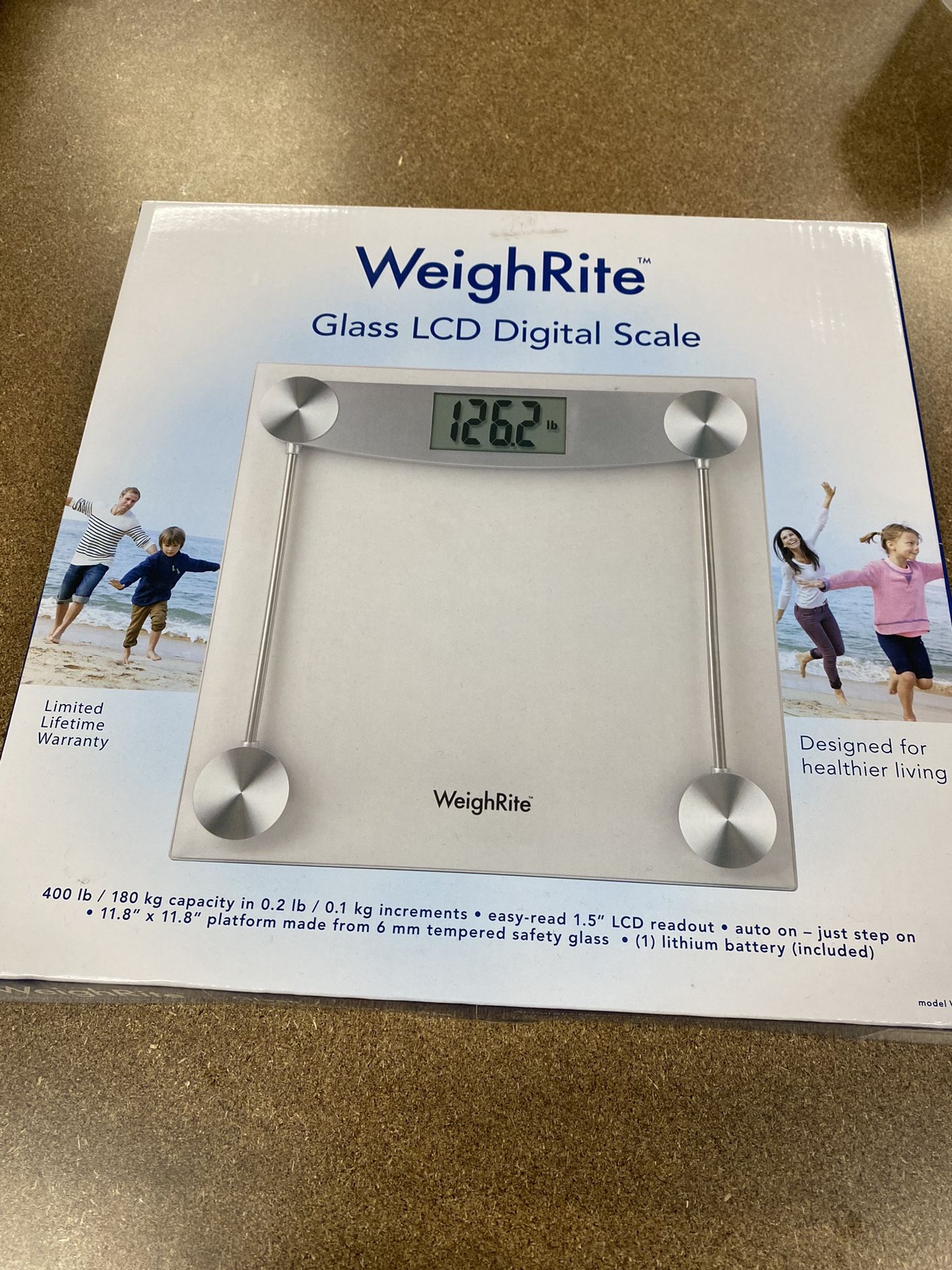 Weighrite Glass LCD Digital Scale