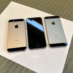 Multiple iPhone SE (3 units) 2016 version 16GB Space Gray Unlocked